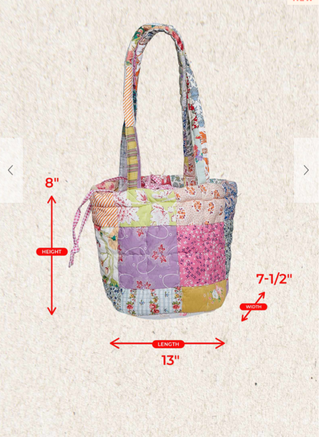 The Honey Quilt Bucket Bag