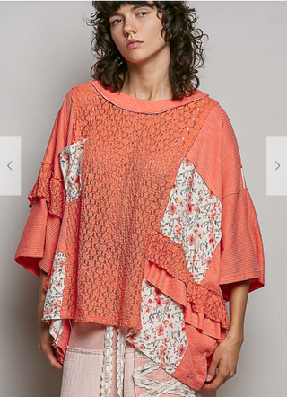The Vintage Summer Floral Top - CORAL PREORDER 1 WEEK
