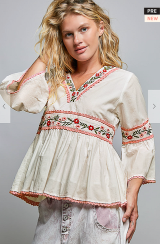 The Winding Floral Top