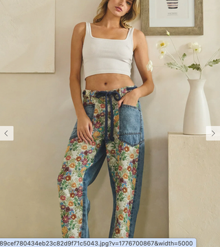 The Wild Flower Jacquard Pants