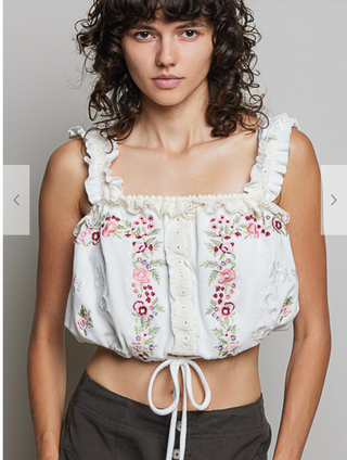 The Azela Garden Tank - WHITE
