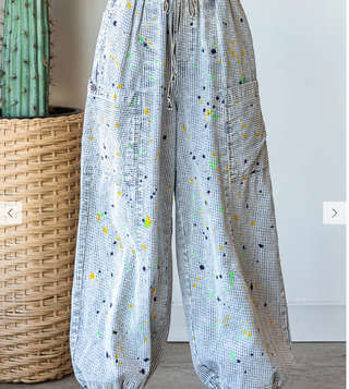 Blue Horizon Striped Pants
