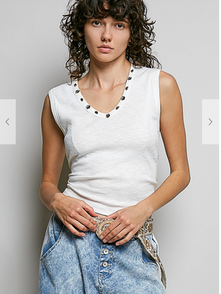 The Coconut Sugar Ribbed Tank