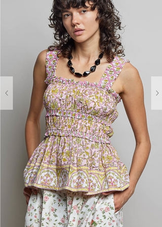 POL PINK/YELLOW FLORAL (FINAL SALE)