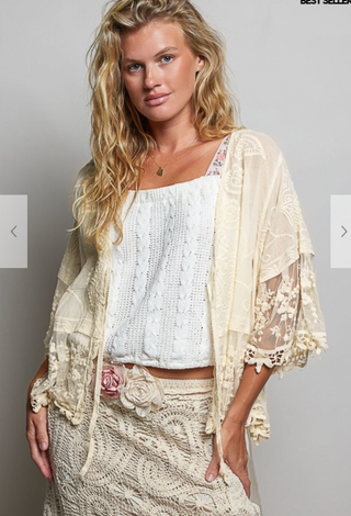 The Fran Lace Cardigan