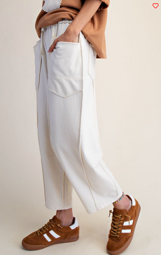 The Cienna Pants - ECRU
