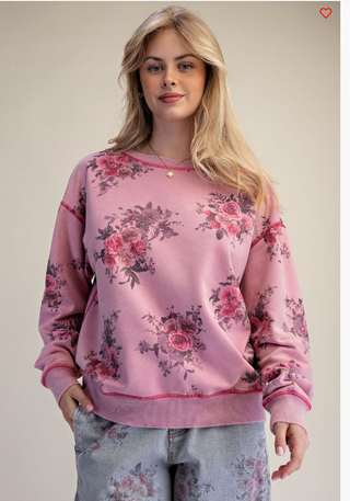 The Rosy Retreat Pullover - PREORDER 1 WEEK
