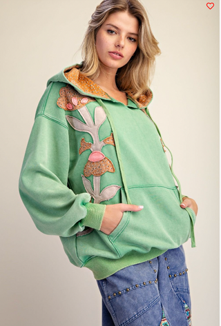 The Harvest Moon Hoodie - GREEN