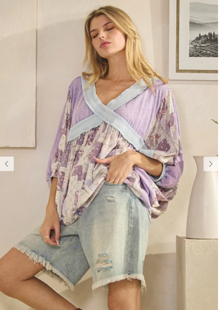 Weekend in The Mountains Patch Top