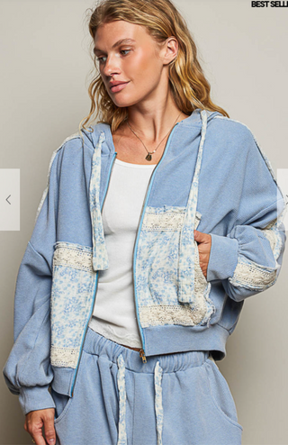 Cozy Girl Era Zip - BLUE PREORDER 2 WEEK
