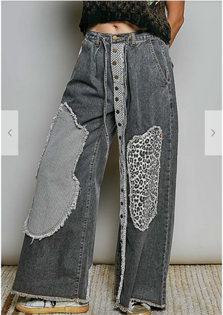 Salt & Sage Denim Button Jeans