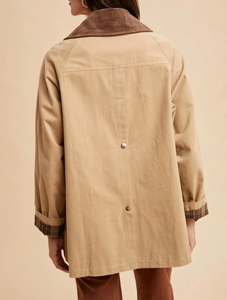 Cotton Barn Jacket - Sandy Beige