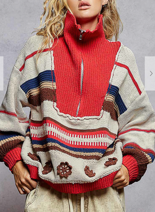 EVA PULLOVER - RED PREORDER 11/08