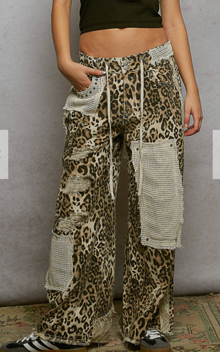 The Sand Leopard Jeans