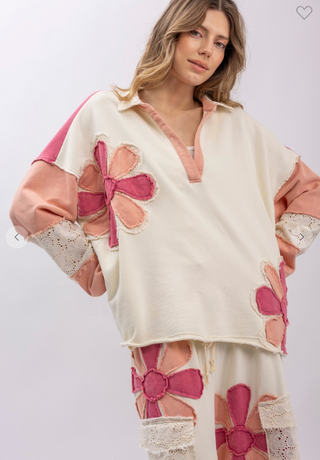 The Pink Floral Garden Top