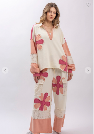 The Pink Floral Garden Top