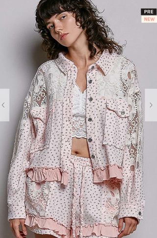 The Floral Dreams Jacket - PINK