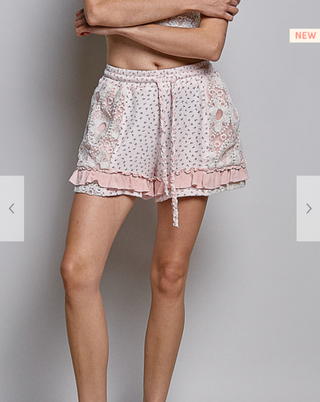The Floral Dream Shorts - PINK
