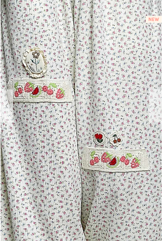 The Amber Floral Overalls
