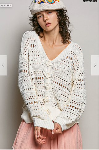 The Dandelion Cardigan - CREAM