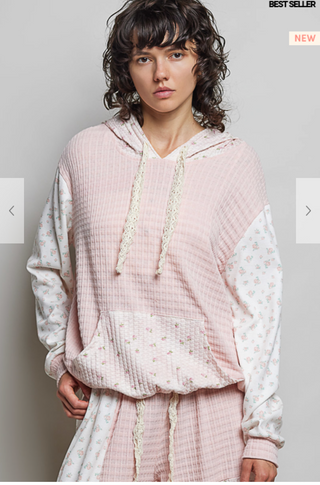 The Saltwater Petal Hoodie - PINK PREORDER 1 WEEK