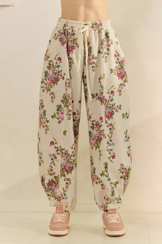 Forever Young Floral Joggers