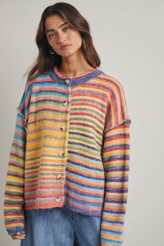 The Sugar Rush Cardigan - RAINDOW