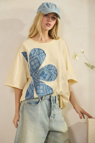 Paisley Patch Tee
