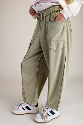 The Cienna Pants - OLIVE