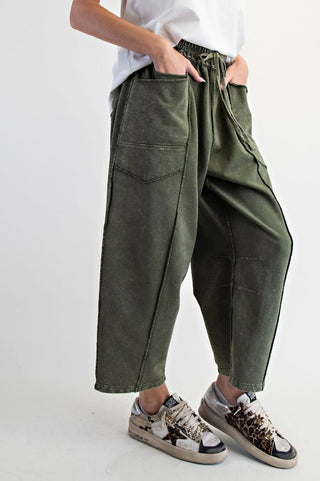 The Cienna Pants - PINE GREEN