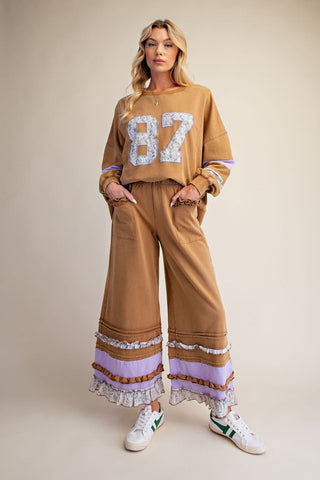 The Throwback Varsity Set - MOCHA/PURPLE