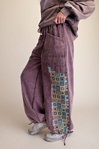Not Your Grannys Joggers - PLUM