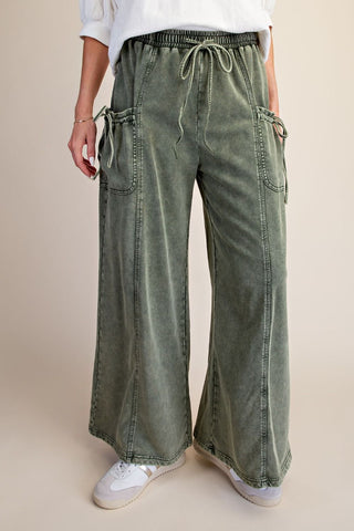 The Drake Wide Leg - EMERALD