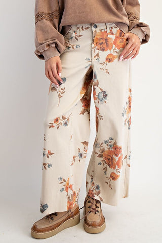 The Vintage Autumn Garden Denim Jeans