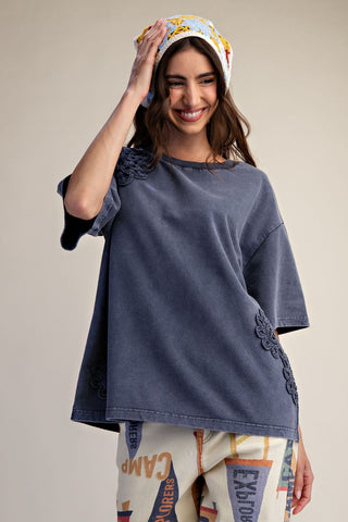 The Chilly Morning Crochet Set - NAVY