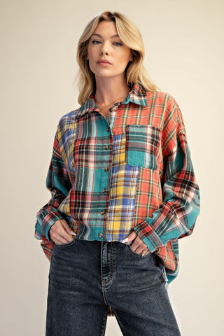 The Polly Patchwork Flannel