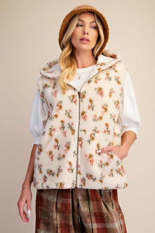The Going Apple Picking Sherpa Vest