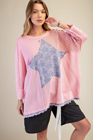 The Nova Short Sleeve Top - PINK