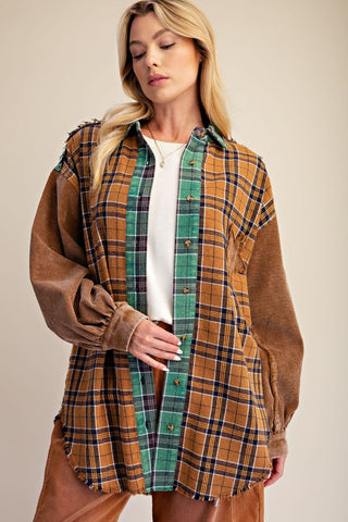 The Star Gazer Plaid Shacket