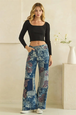 The Paisley Days Flare Pants