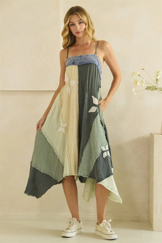 Boho Botanica Jumper - GREEN