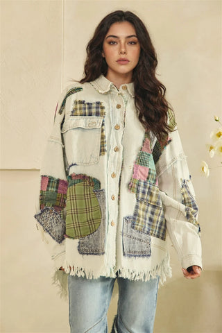 Driftwood & Denim Shacket