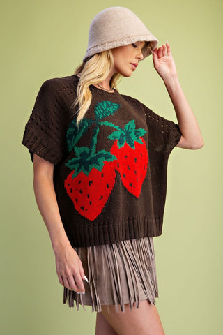 The Going Strawberry Picking Sweater